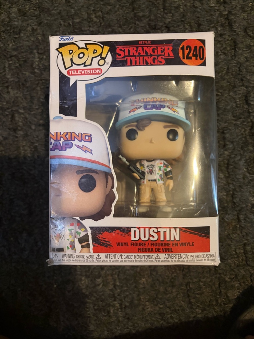 NIB Funko pop stranger things season 4 Dustin Henderson #1240